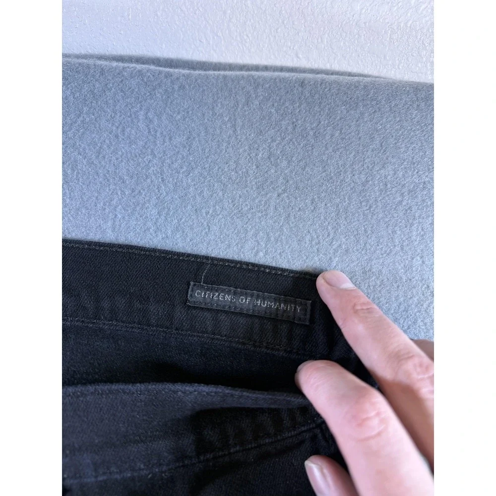 Citizens Of Humanity Jagger Jeans Mens 38x27 Black Straight Denim Casual‎